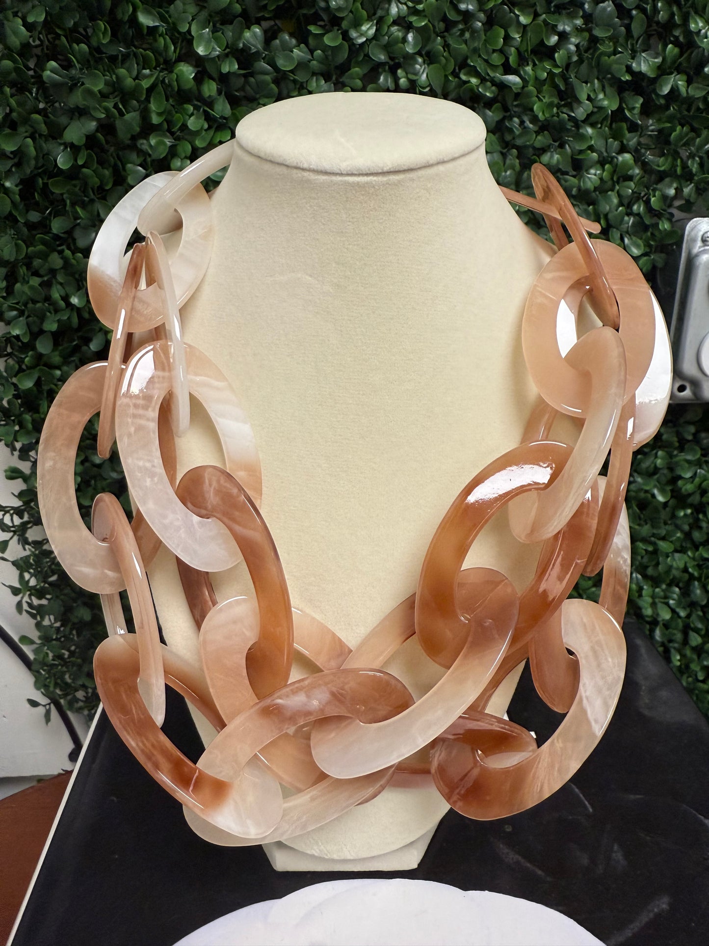 Two Layered Oval Necklace