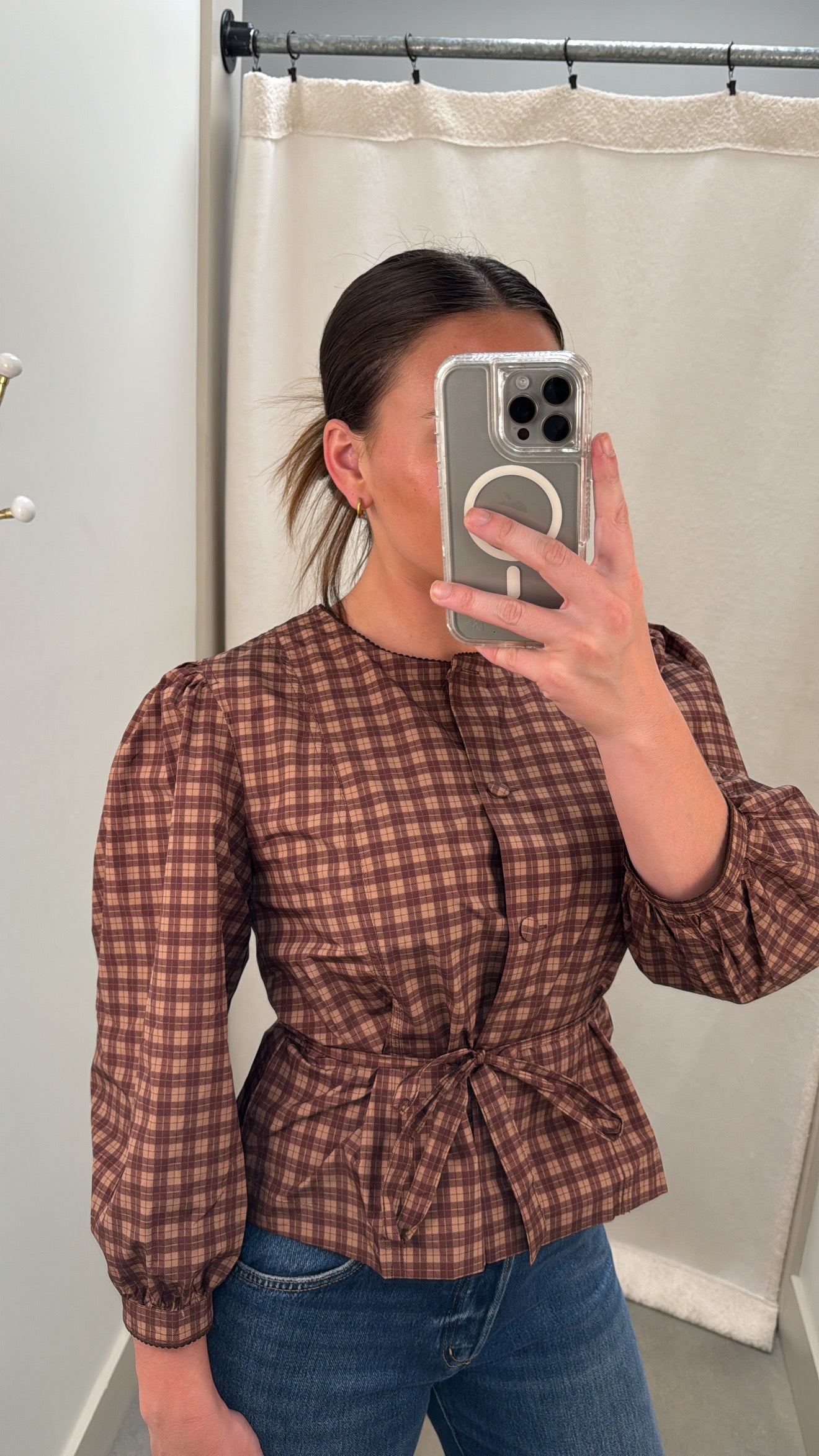 Belen Gingham Top