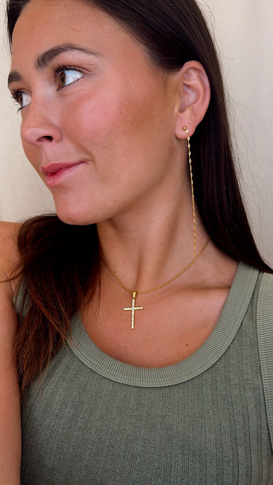 XL Dainty Chain Earrings