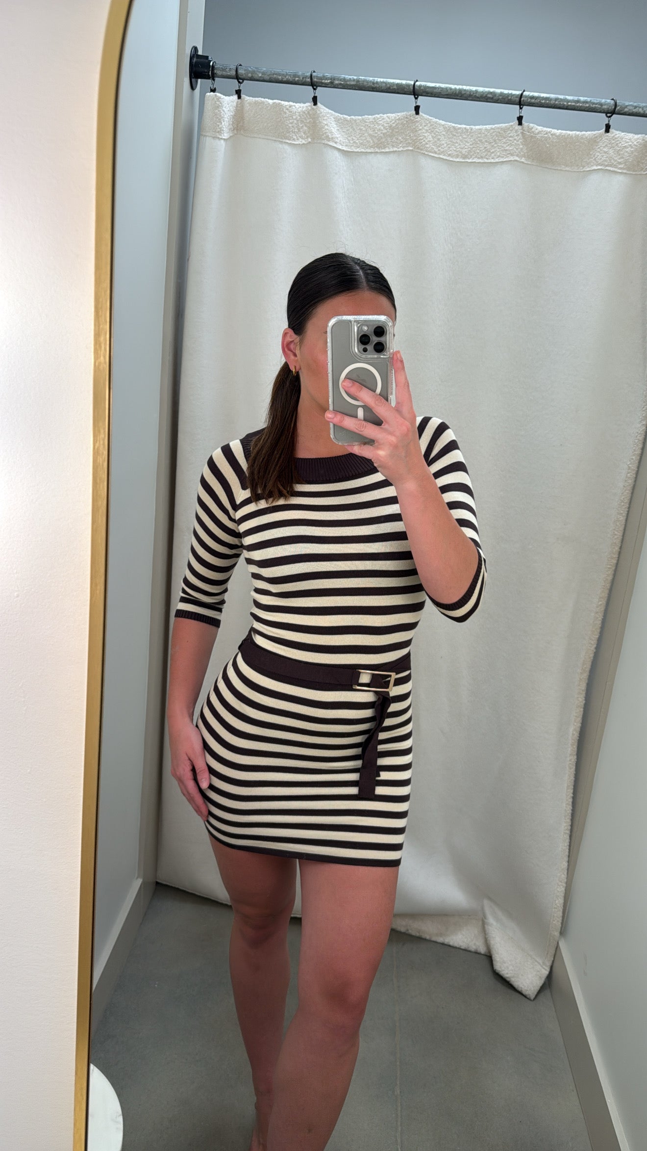 The Miley Stripe Knit Dress