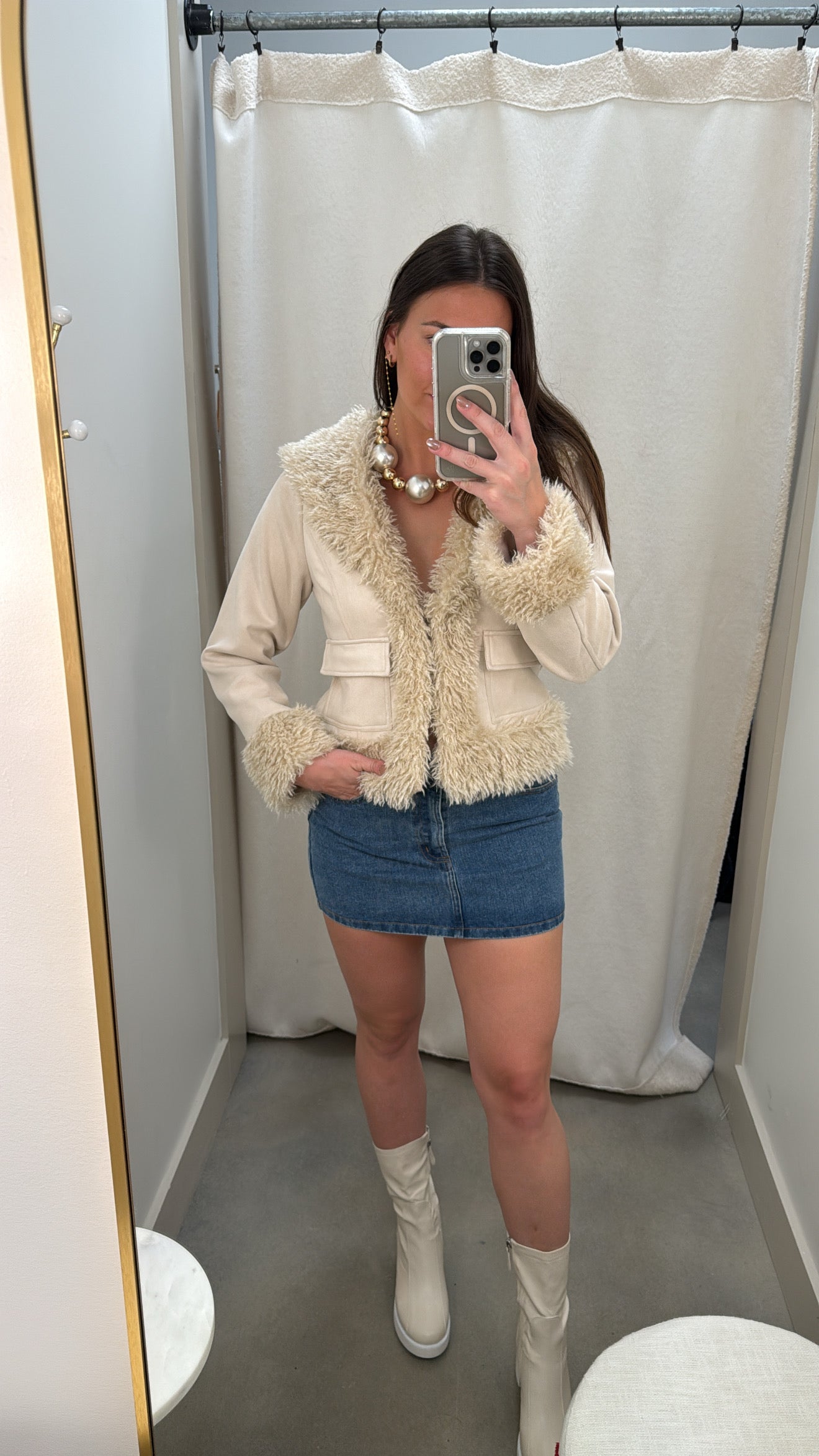 Mia Faux Fur Jacket