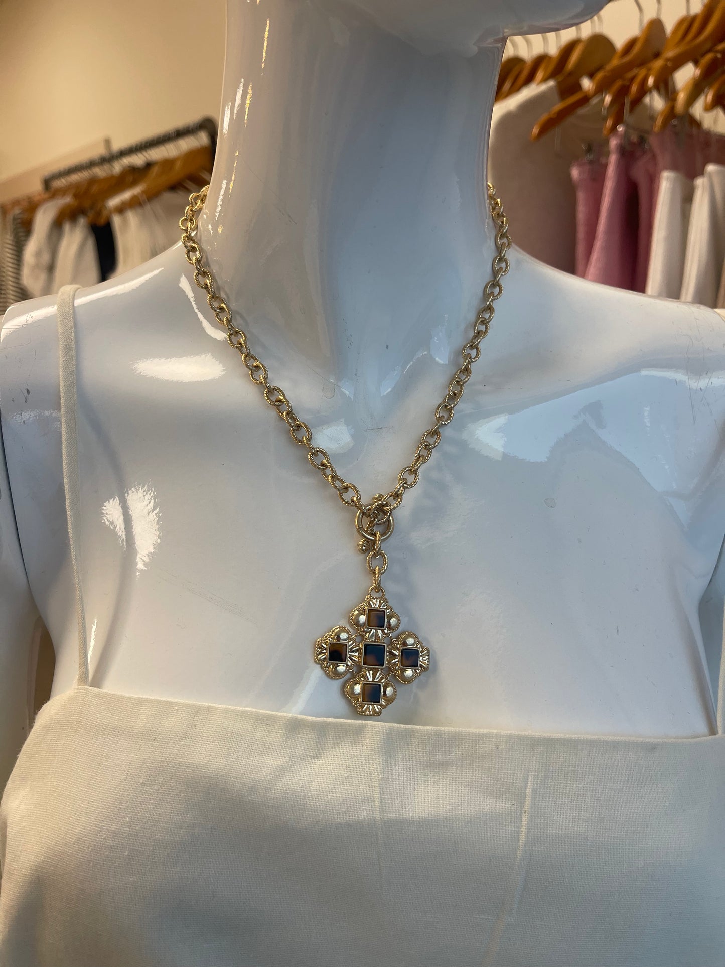 Chan Necklace with earring set
