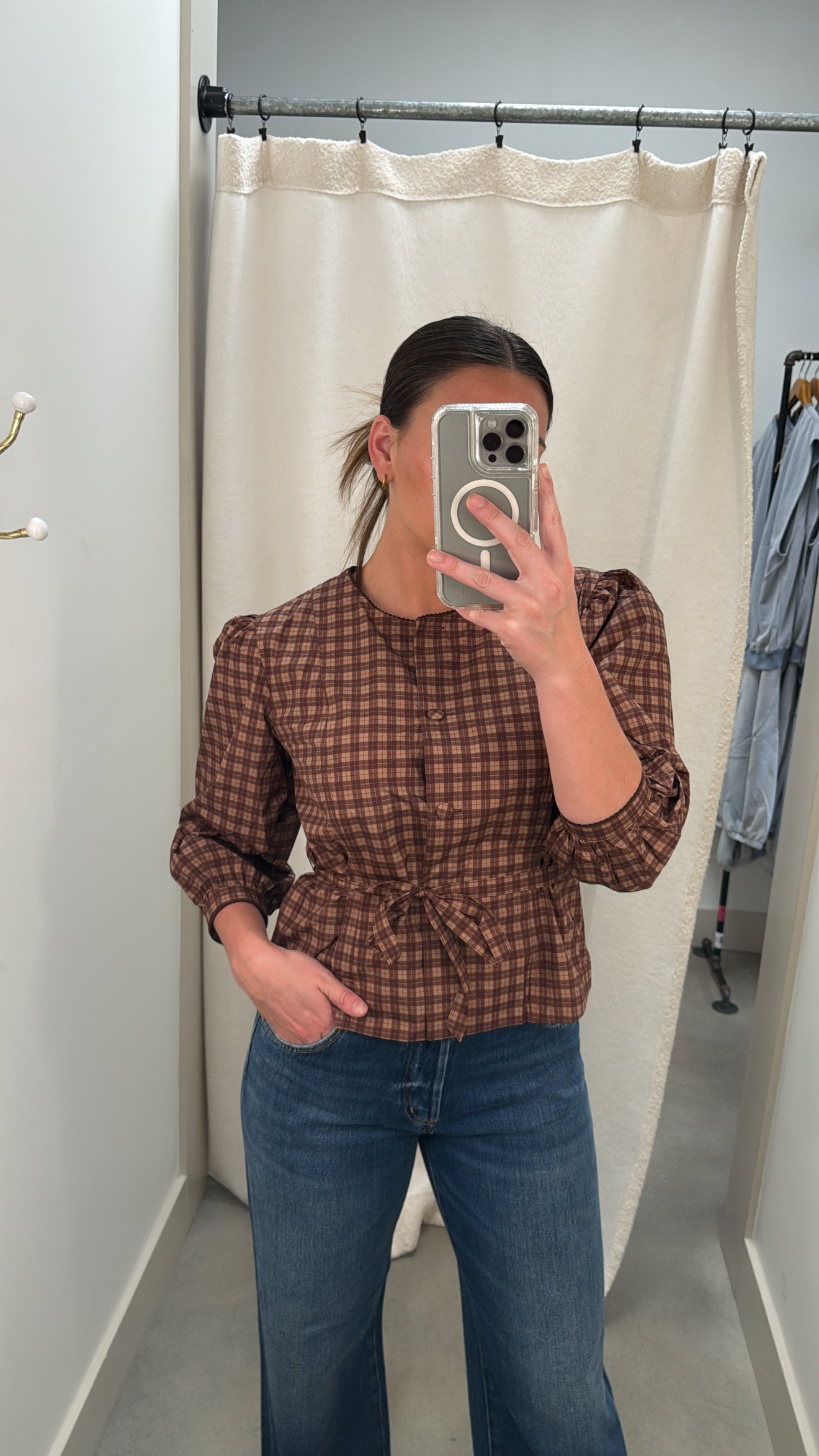 Belen Gingham Top