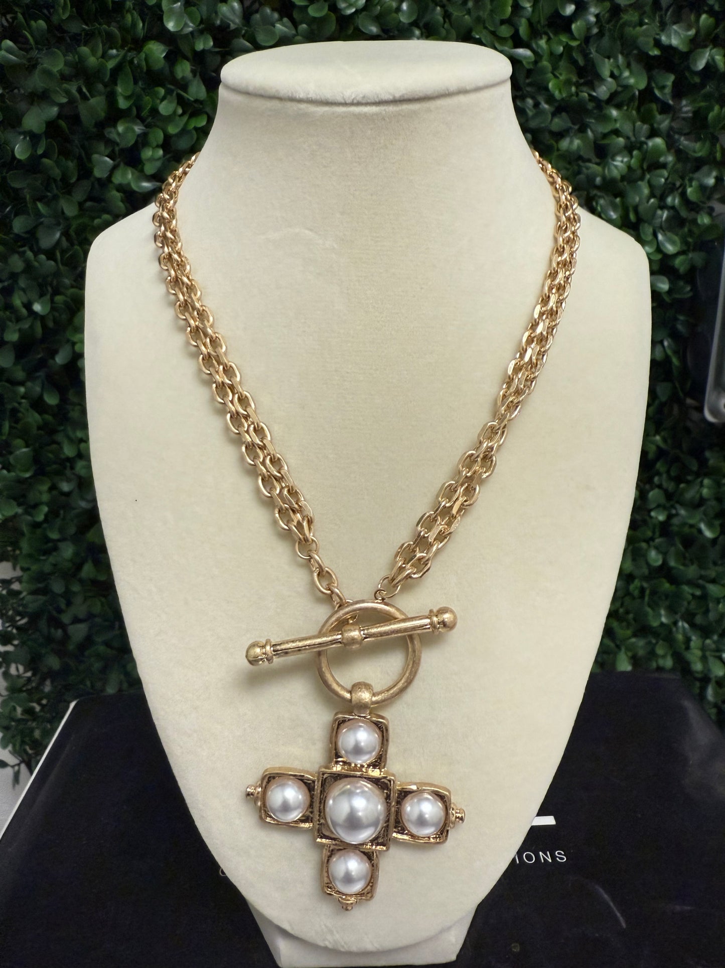 Layered Cross Necklace