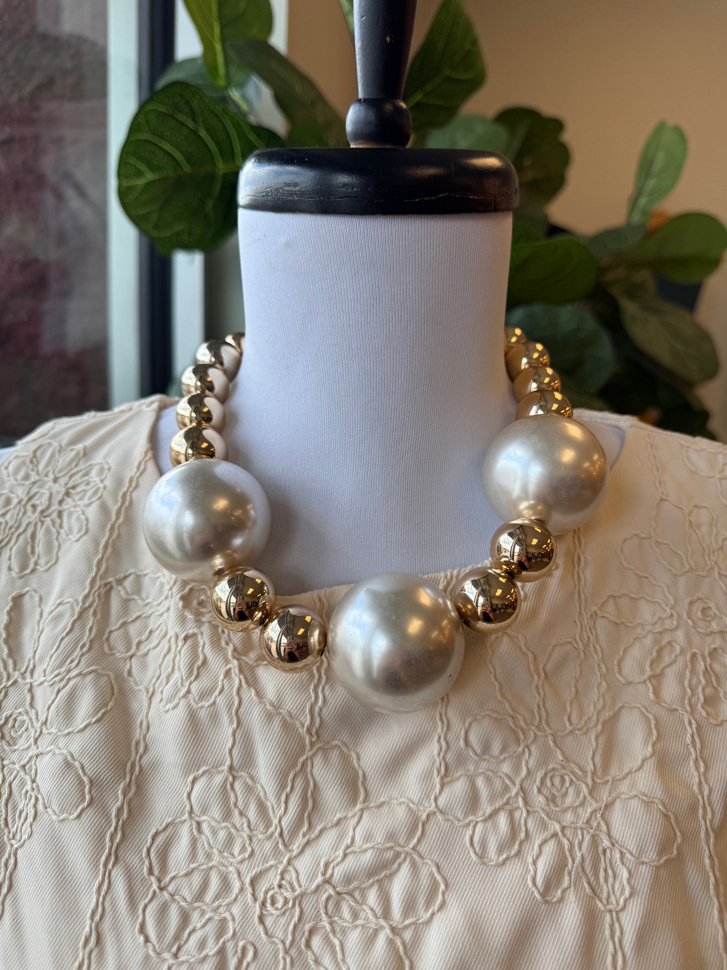 Pearl Ball Necklace