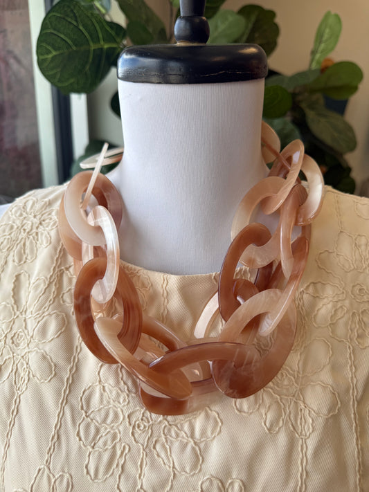 Two Layered Oval Necklace