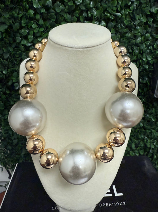 Pearl Ball Necklace