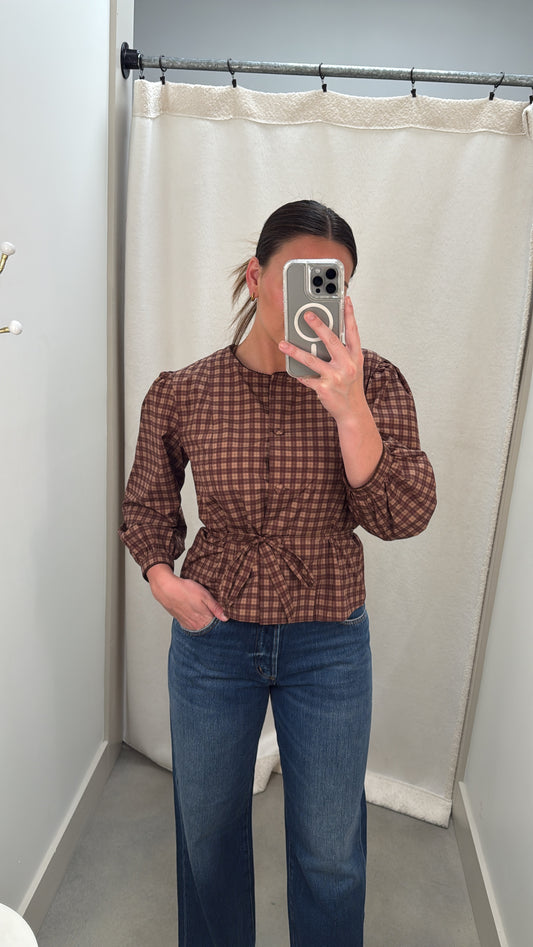 Belen Gingham Top