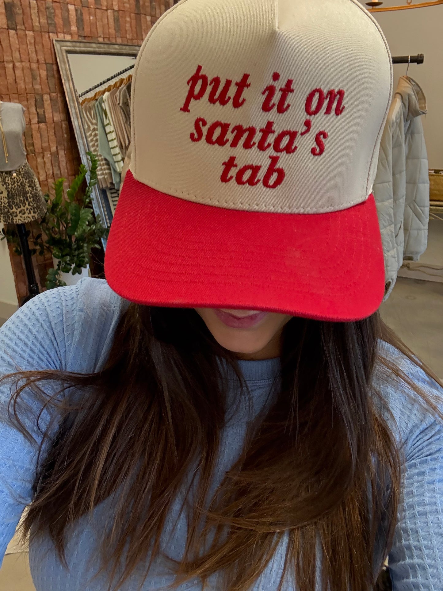 Put it on Santa’s Tab Hat
