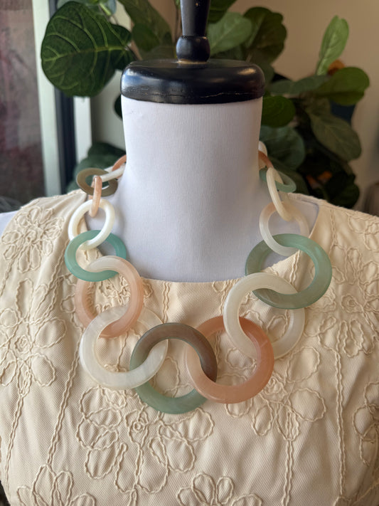Round Linked Necklace