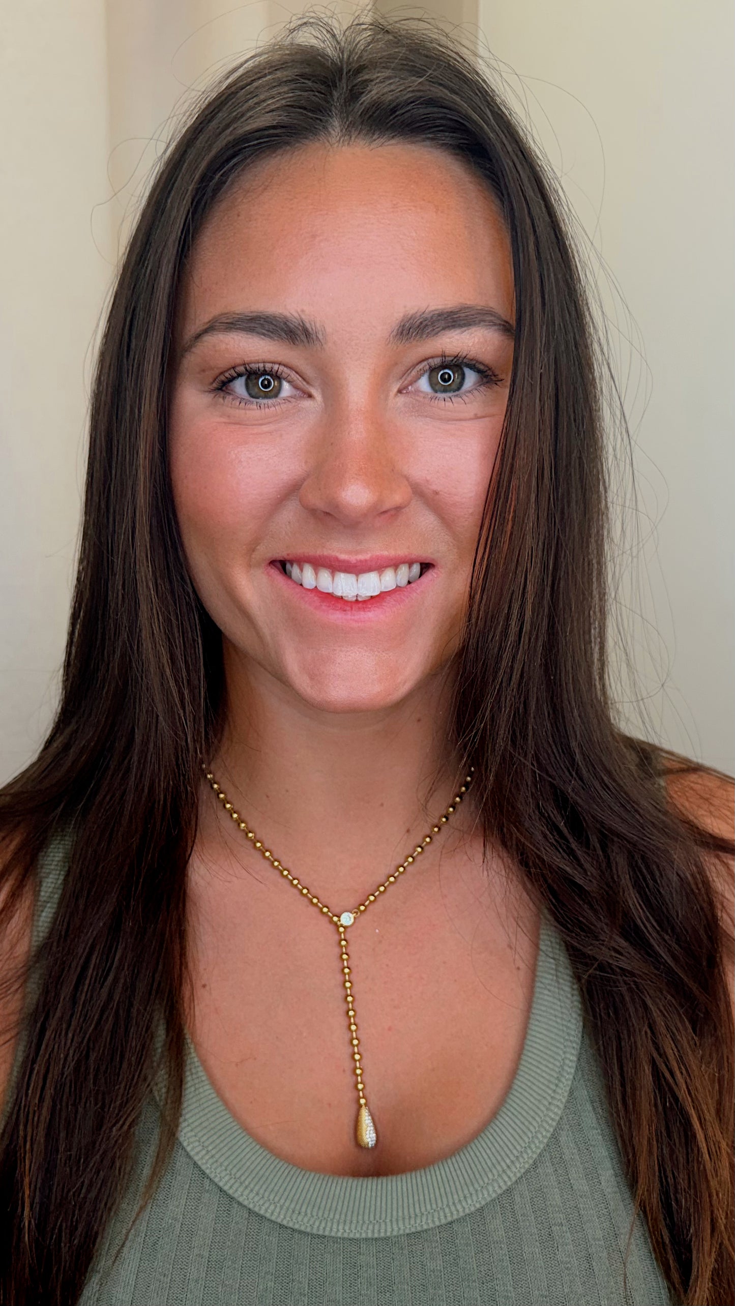 CS Teardrop Necklace
