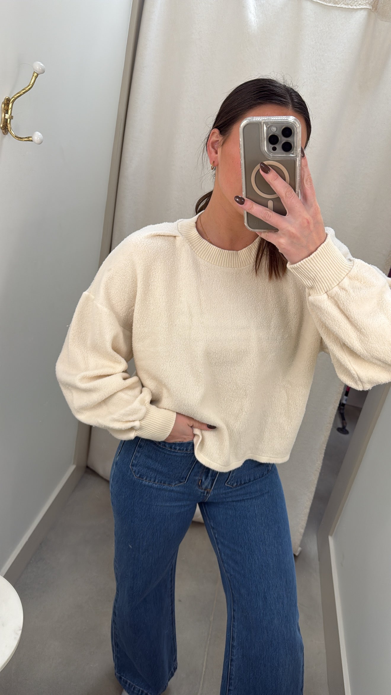 Time After Time Sherpa Sweatshirt