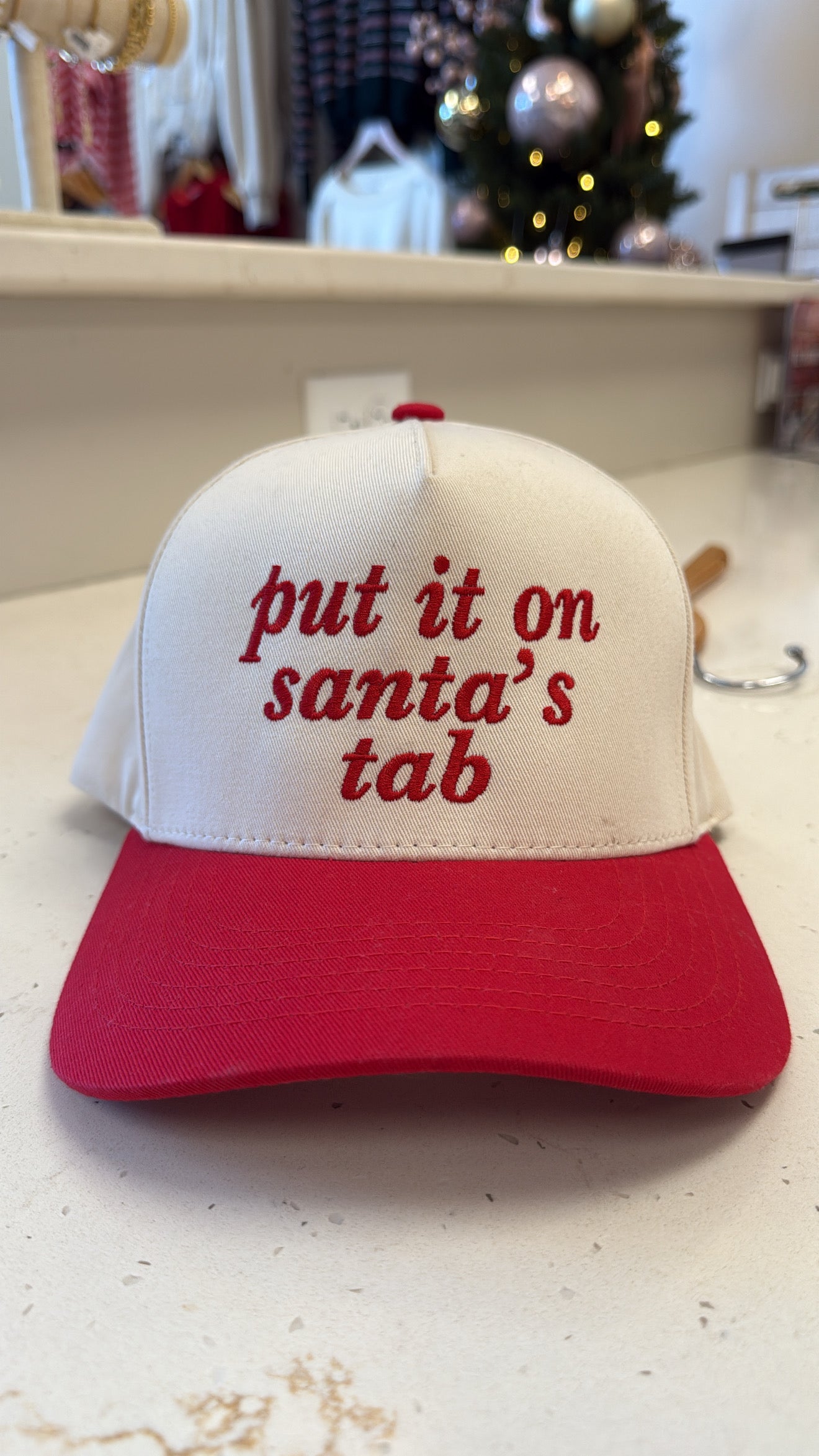 Put it on Santa’s Tab Hat