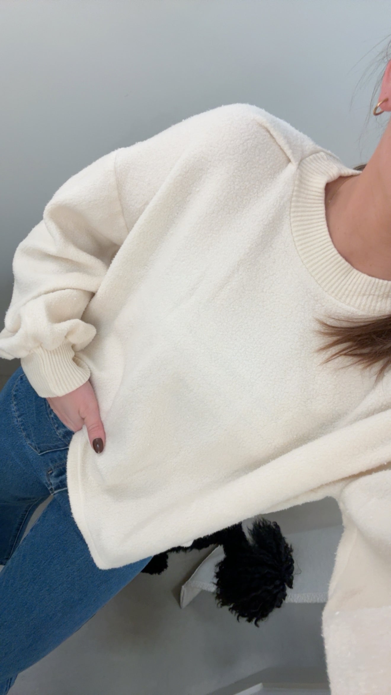 Time After Time Sherpa Sweatshirt