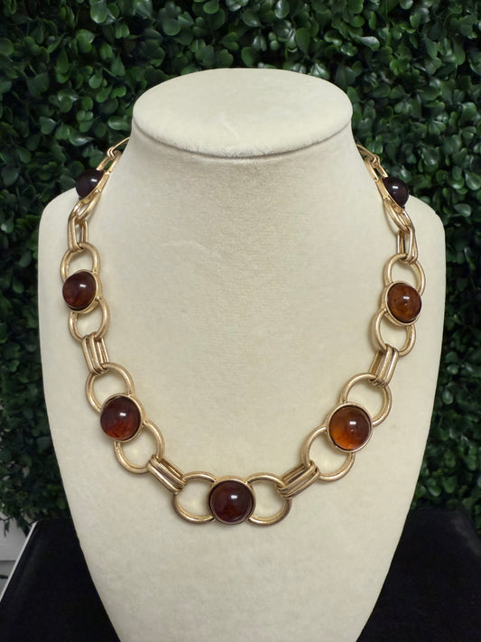 Pearl and Chain Necklace