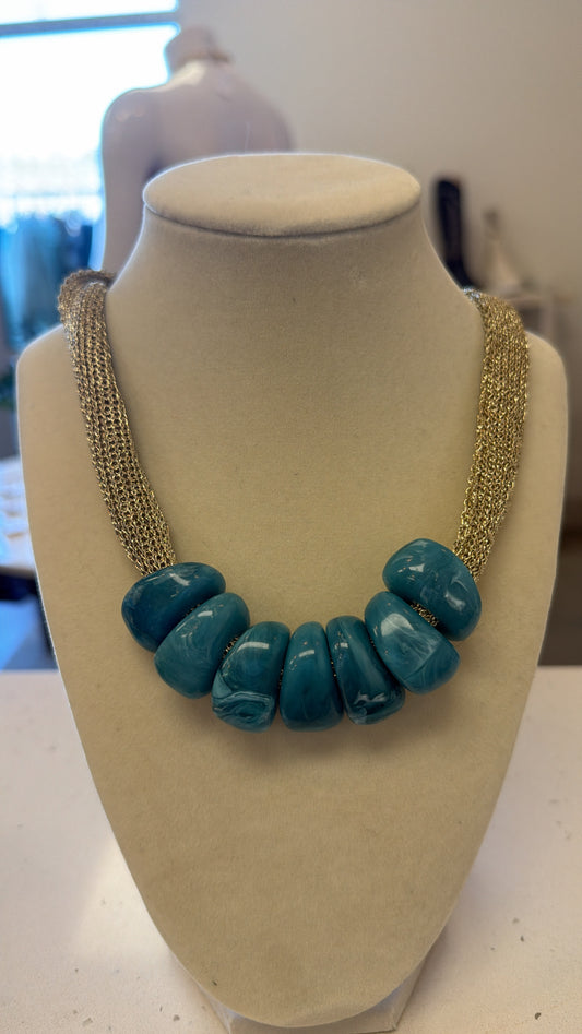 Blue Stone Necklace