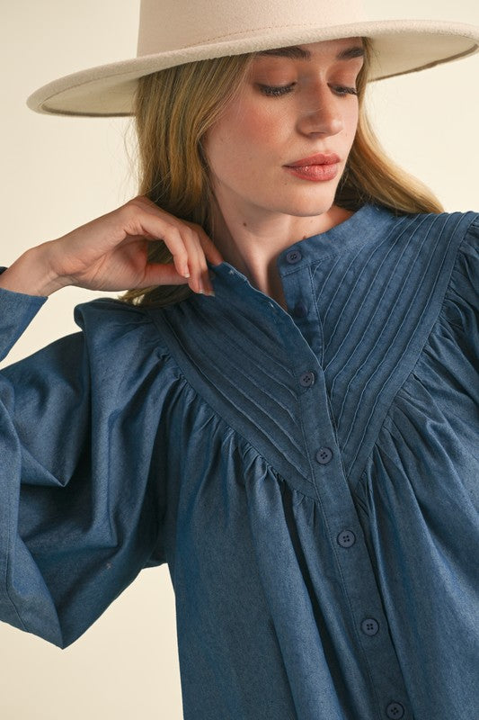 Denim Blouse