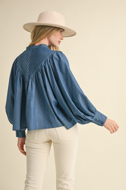 Denim Blouse