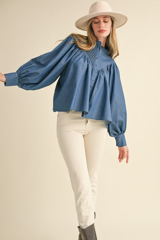 Denim Blouse