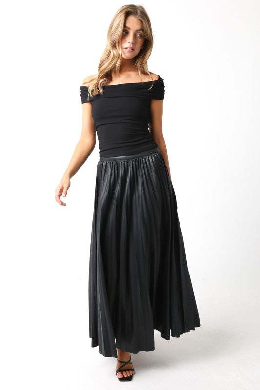 Layne Pleated Skirt