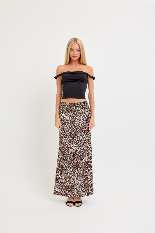 Cheetah Maxi Skirt