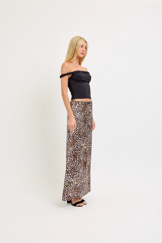 Cheetah Maxi Skirt