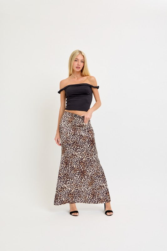 Cheetah Maxi Skirt