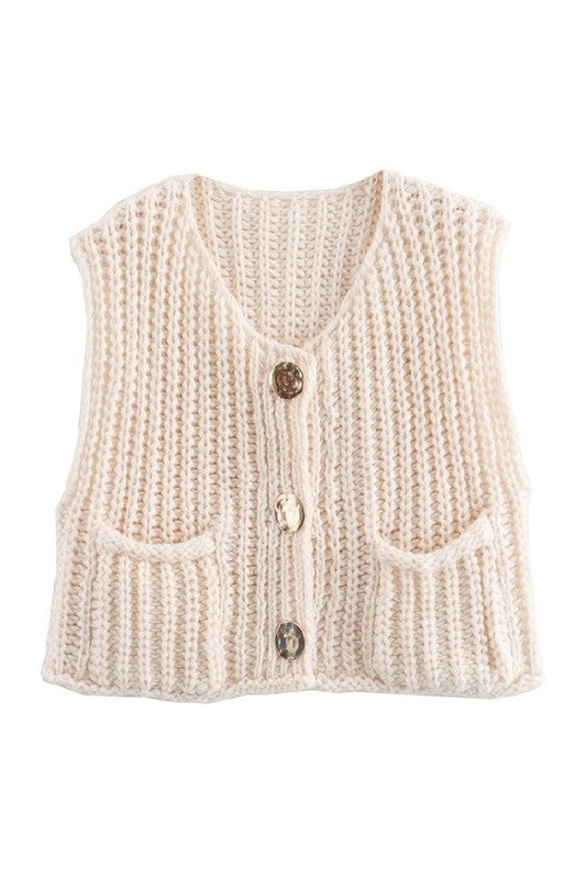 Knit Sweater Vest