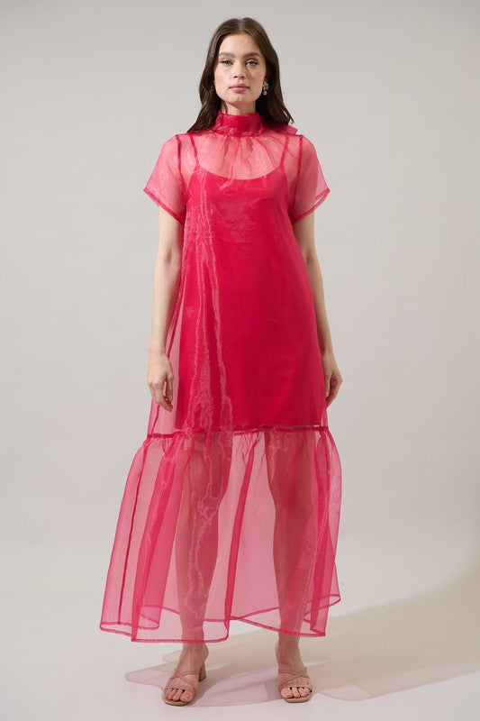 Organza Maxi Dress